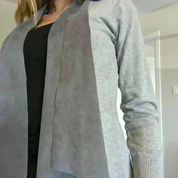 Conrad C collection, suede cardigan, grey, size  XS - Picture 5 of 7
